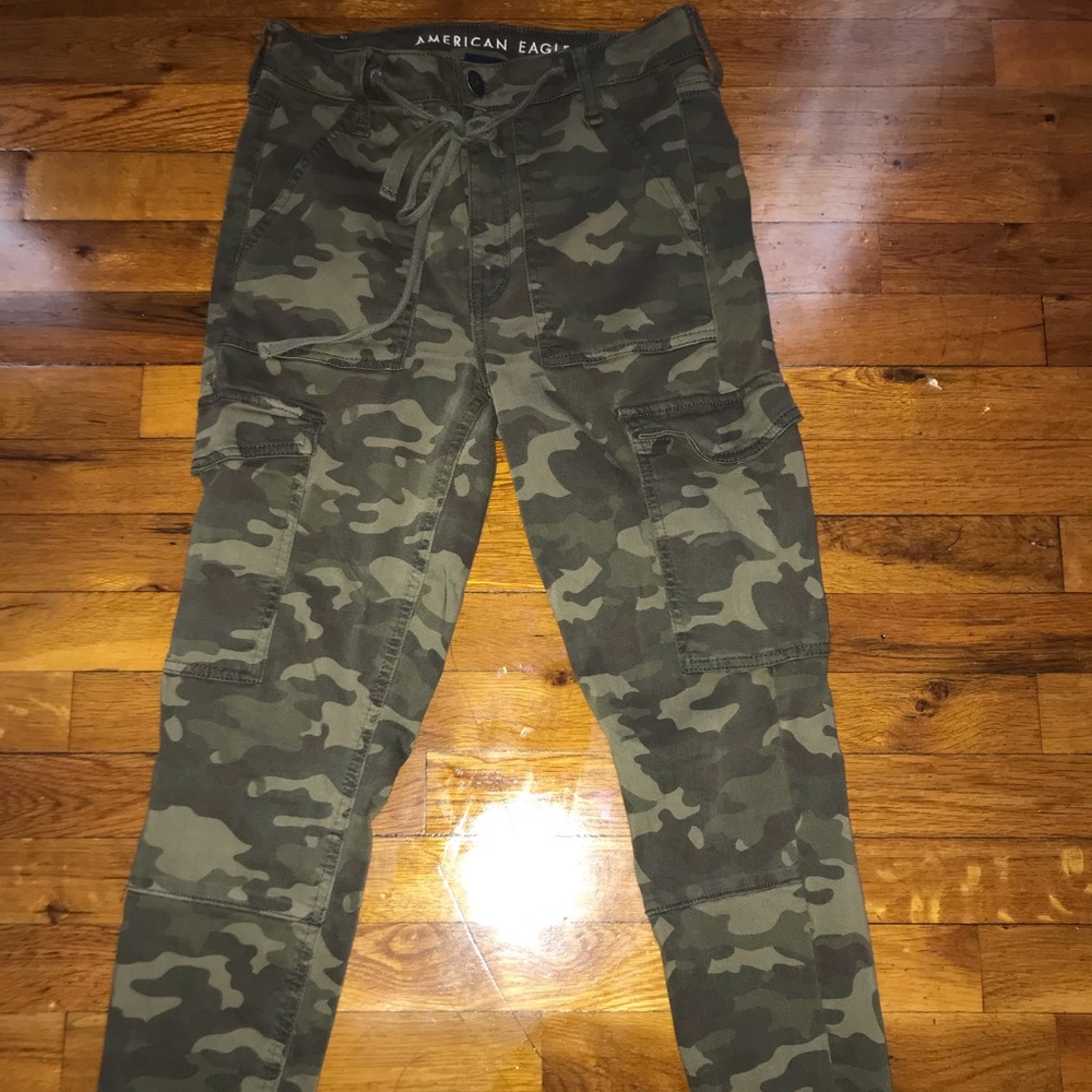 Camo AE crop jeggings
